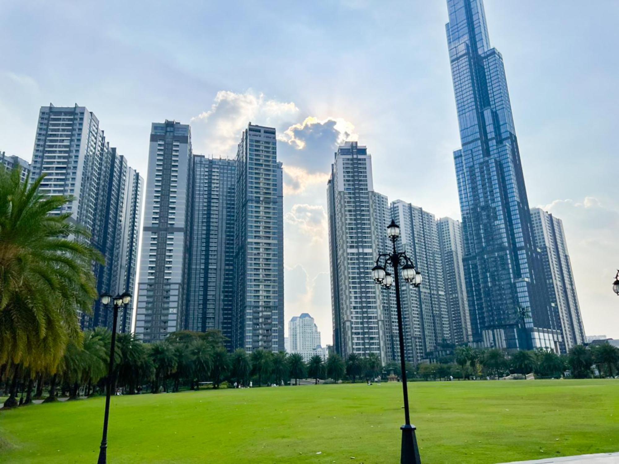 Sky Park Apartment - Vinhomes Central Park Ho Chi Minh City Bagian luar foto