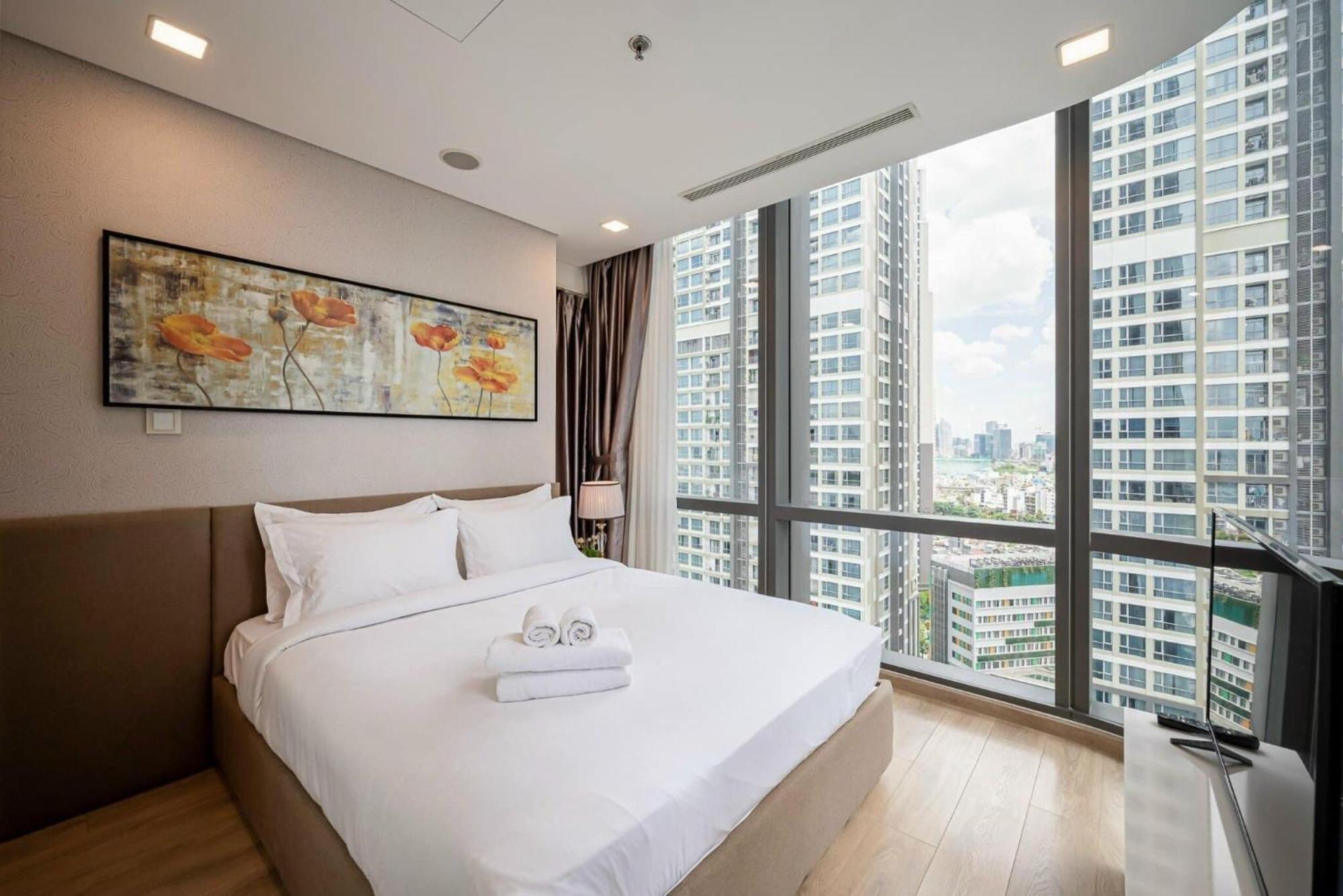 Sky Park Apartment - Vinhomes Central Park Ho Chi Minh City Bagian luar foto
